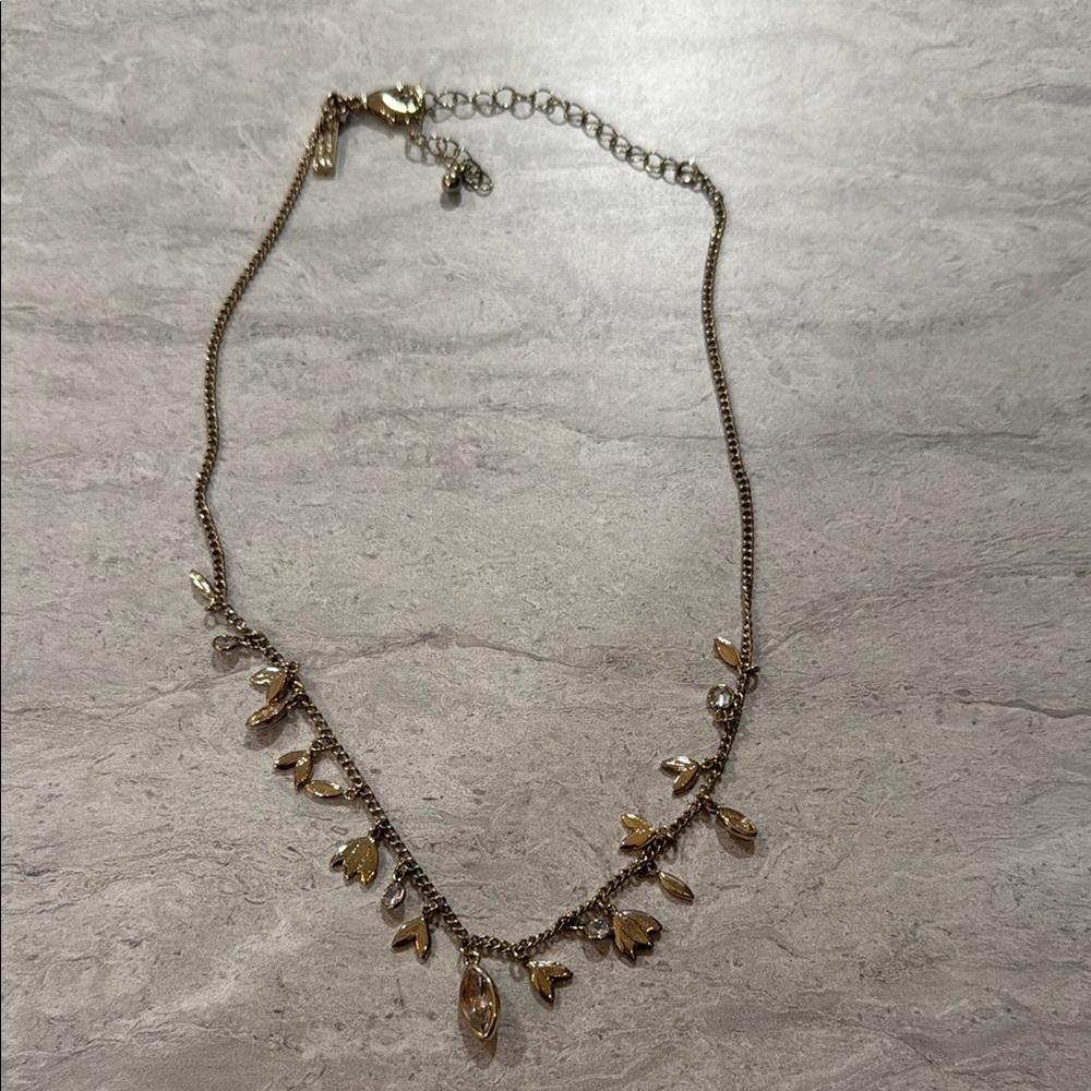 White House Black Market Gold Dainty Necklace